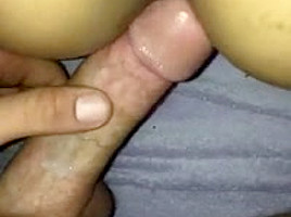 18 yr old cums on dick