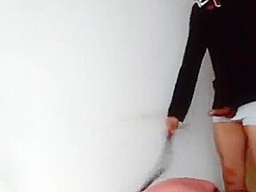 2008 first whipping of servilejerome & sucking Master's dick