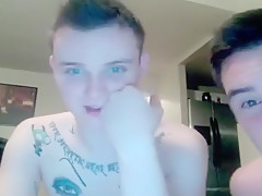 3 boys having fun