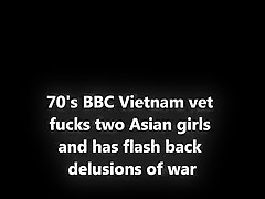 70's interracial Asian bbc 3-some
