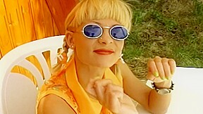 A Hot Blonde Babe From Germany Gets Fucked Hard In The Backyard
