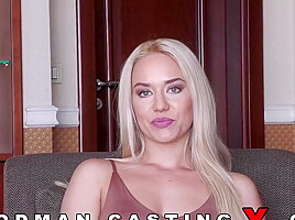 A Pretty Blonde Came To The Casting For Pleasure