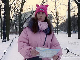 A Russian Girl Called Masha Has Some Hardcore Sex During An Interview