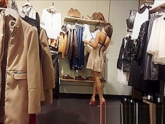 A Woman In Cocktail Dress In Free Upskirt Video