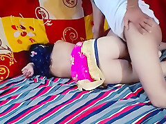A Young Indian Housewife Has Sex With Her Step brother In Law - Bhabhi Devar Cumshot On Tits