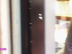 A bombastic piece of ass filmed by a street cendid cam