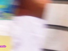 A bombastic piece of ass filmed by a street cendid cam