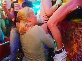 A bunch of amateur girls letting go and fucking hardcore strippers