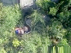 A homeless man wants to fuck woman