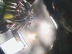 A hot and juicy ass caught upskirt in public