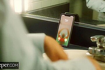 Abigail Mac - Fucks Her Young Employee In The Bathroom