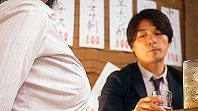 Action Taken By An Excited Boss Imagining Big Tits From The Swelling Of A New Female Employee's Blouse