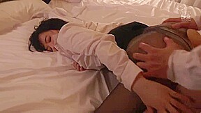 Action Taken By An Excited Boss Imagining Big Tits From The Swelling Of A New Female Employee's Blouse