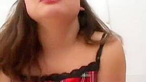 Admirable busty asian young harlot featuring hot handjob sex video
