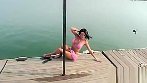 Admirable youthful girl is making him cum