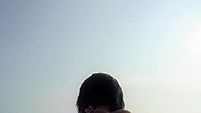 Admirable youthful girl is making him cum