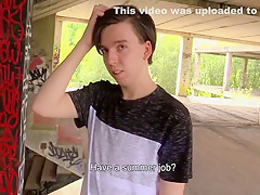 Adorable teen 18+ Twink With A Soft Belly Fucked In Public