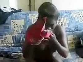 African suck fucks big white cock