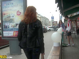 After fucking a stranger, Juliya got a facial