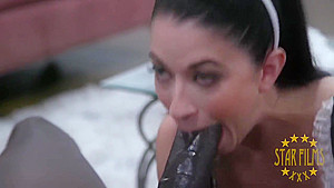 Alex Coal is a slutty, white maid who has a thing for handsome, black guys