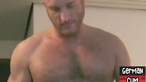 Amateur German gay barebacked in 3some till cum in mouth