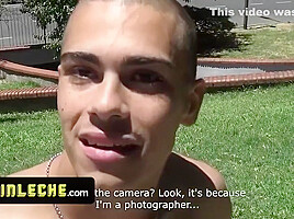 Amateur Latino Boy Meets Stranger In The Park And Becomes His New Sex To