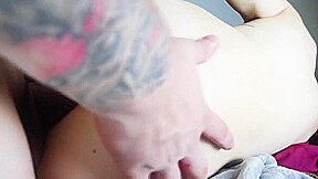 Amateur anal fuck, sweet moaning