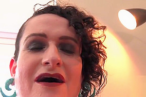 Amateur post op tranny solo masturbating