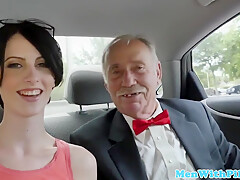 Amateur teen 18+ Rimmed By Ancient Dude