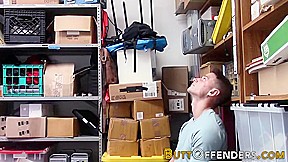 Amateur thief rides big black cock