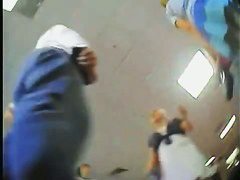 Amateur upskirt of women shopping at the store