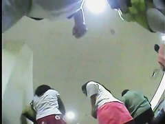 Amateur upskirt of women shopping at the store