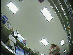 Amateur upskirt of women shopping at the store