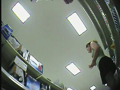 Amateur upskirt of women shopping at the store