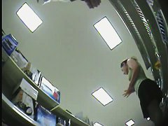 Amateur upskirt of women shopping at the store