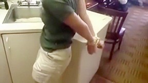 Amatuer tied girl hops to escape