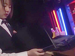 Amazing Japanese girl Tsubomi in Exotic Secretary, BDSM JAV clip