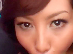 Amazing asian sex dolls orally pleasuring cocks in wild orgy