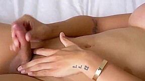Amazing cum and solo with hot brunette ts girl