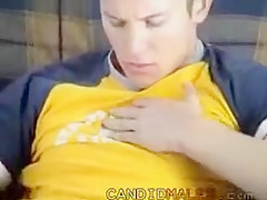Amazing male in exotic handjob gay adult scene