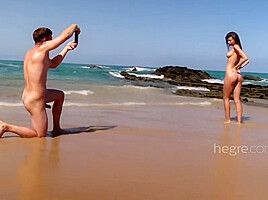 Anna L In Sun, Sand, Sea And Sex