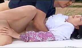 Another fat asian mature farm wife