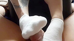 Arousing Milf Plays With My Penis Until I Cum On Her