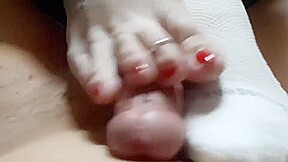 Arousing Milf Plays With My Penis Until I Cum On Her
