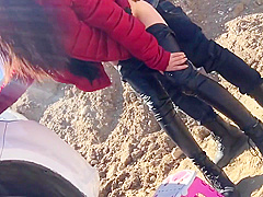 Asian Girl Fucked Outdoors