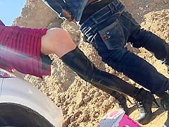 Asian Girl Fucked Outdoors