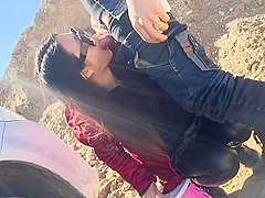 Asian Girl Fucked Outdoors