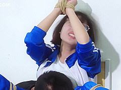 Asian Tied Tickled And Vibed