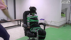 Asian Tracksuit Bondage