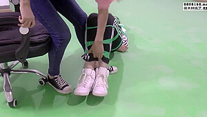 Asian Tracksuit Bondage